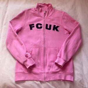 Y2K Pink FCUK French Connection Zip Up